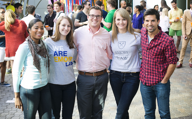 group of Emory Law students