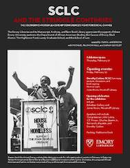 SCLC civil rights exhibit poster