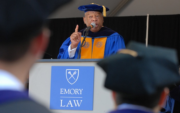 John Lewis, keynote speaker for Emory University School of Law's 2014 Diploma Ceremony