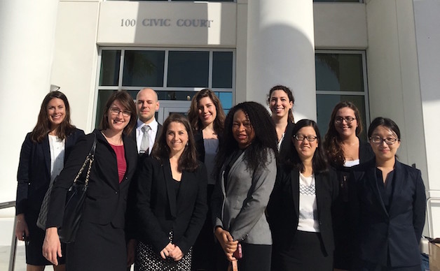 Turner Environmental Law Clinic students