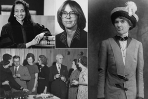 collage of women who excelled at Emory