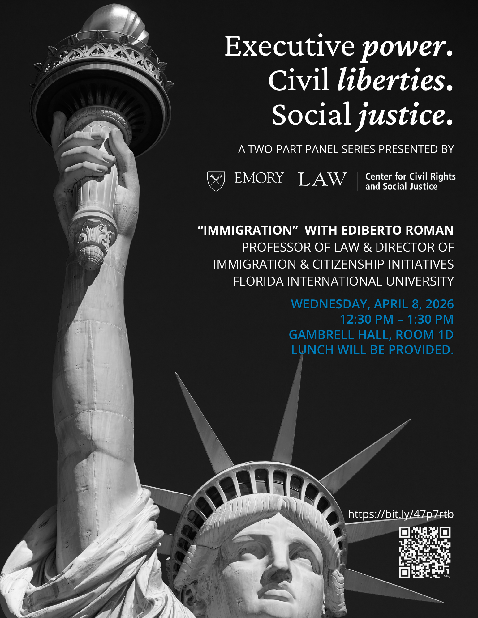 "Executive Power" series graphic
