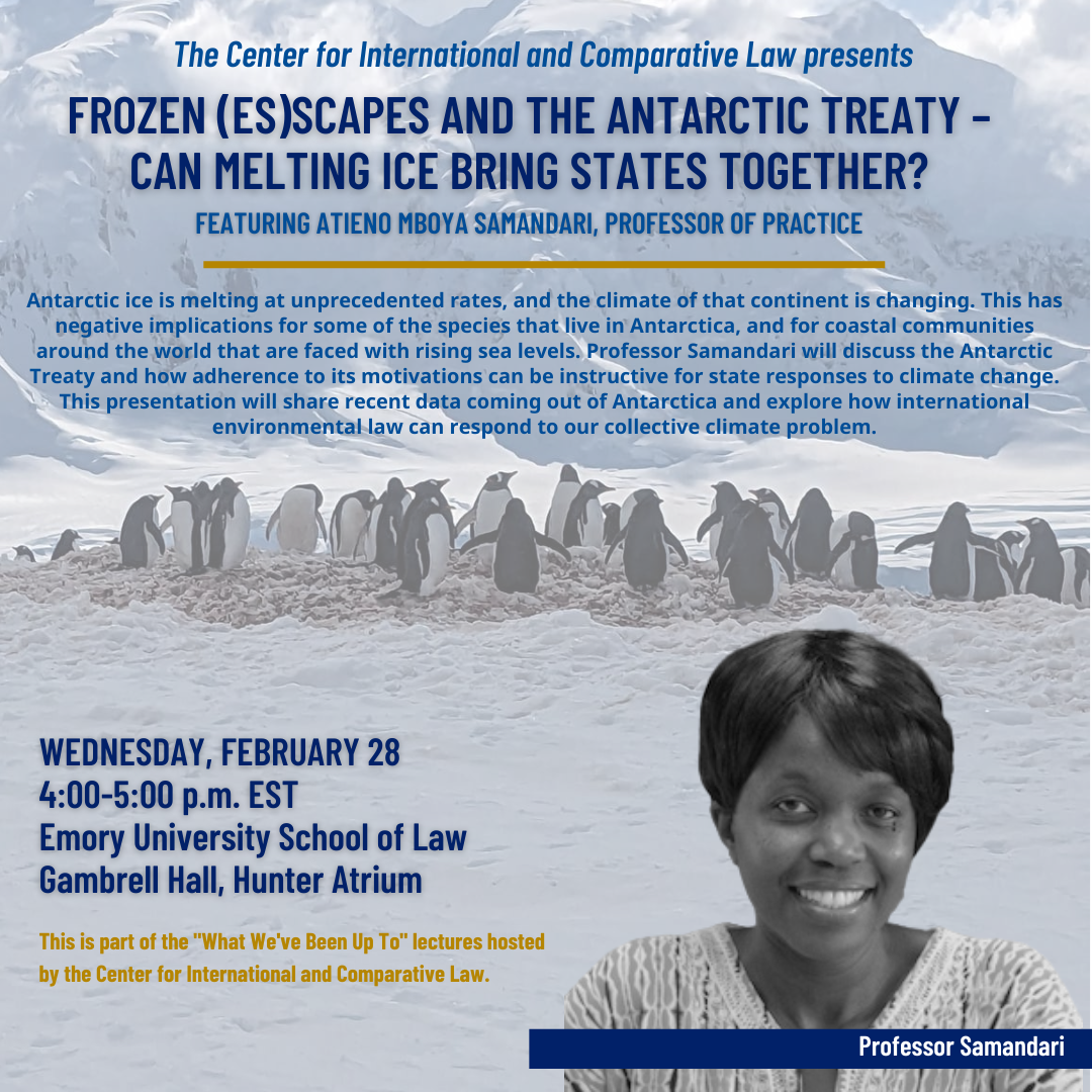 Frozen (Es)scapes and the Antarctic Treaty - Can Melting Ice Bring States Together?