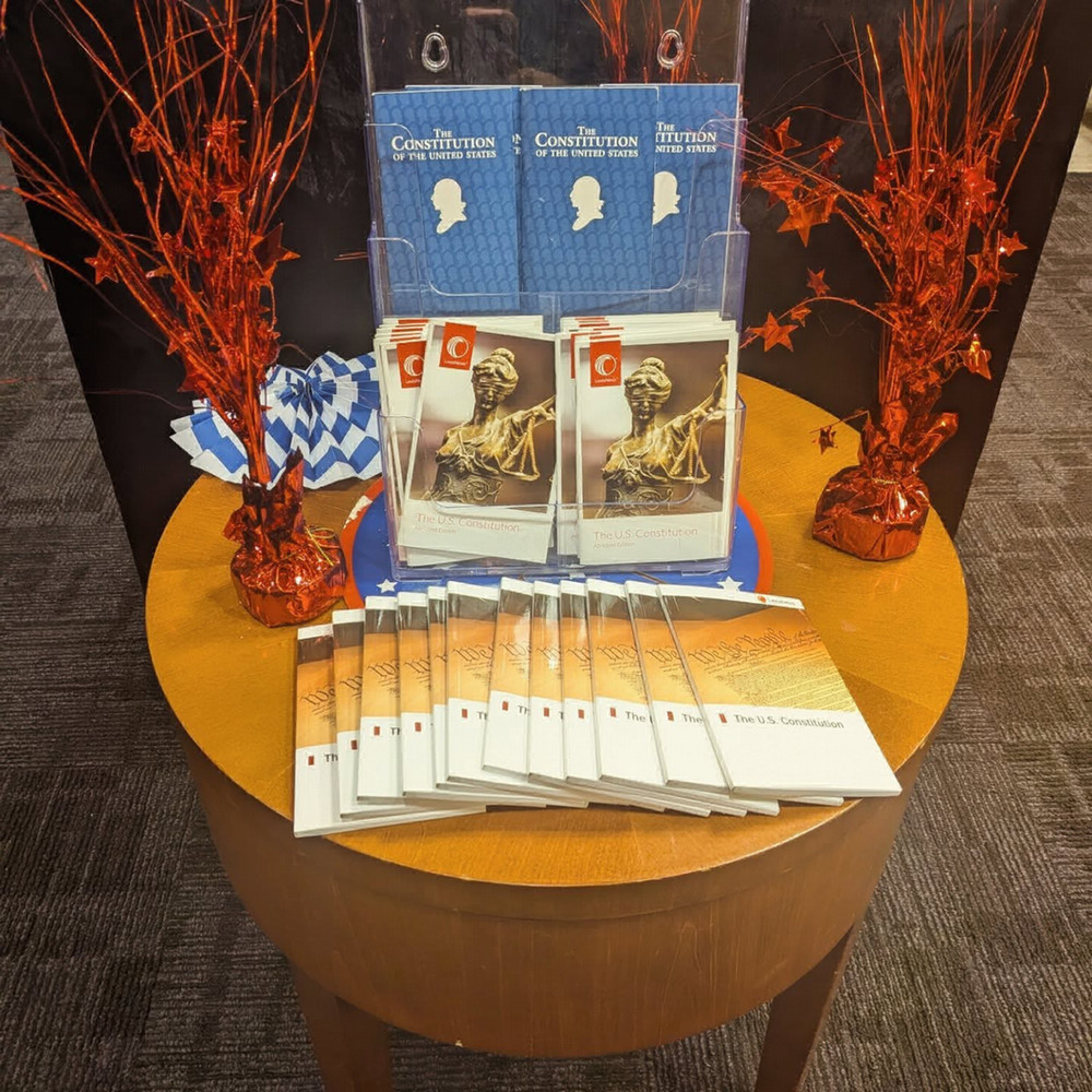 MacMillan Law Library Constitution Day display