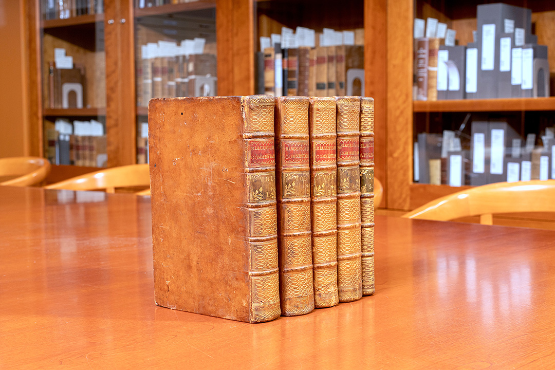 red and gold books